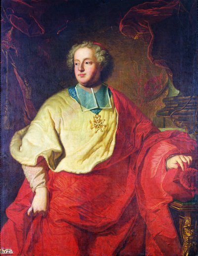 Porträt von Armand Gaston Maximilien de Rohan, Bischof von Straßburg von Hyacinthe Francois Rigaud